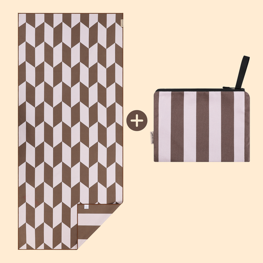 SHORELINE SET | Towel & beachpocket