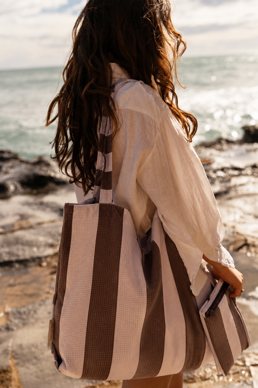 SHORELINE SET | Strandtasche & Strandbeutel