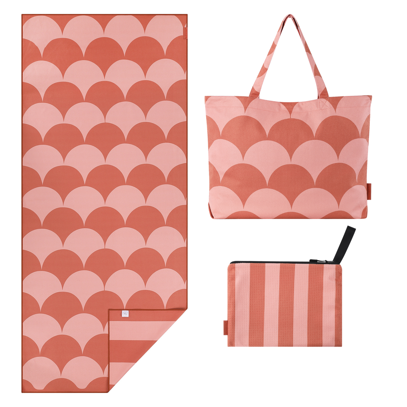 SANDGLOW SET | Handtuch & Strandtasche & Strandbeutel