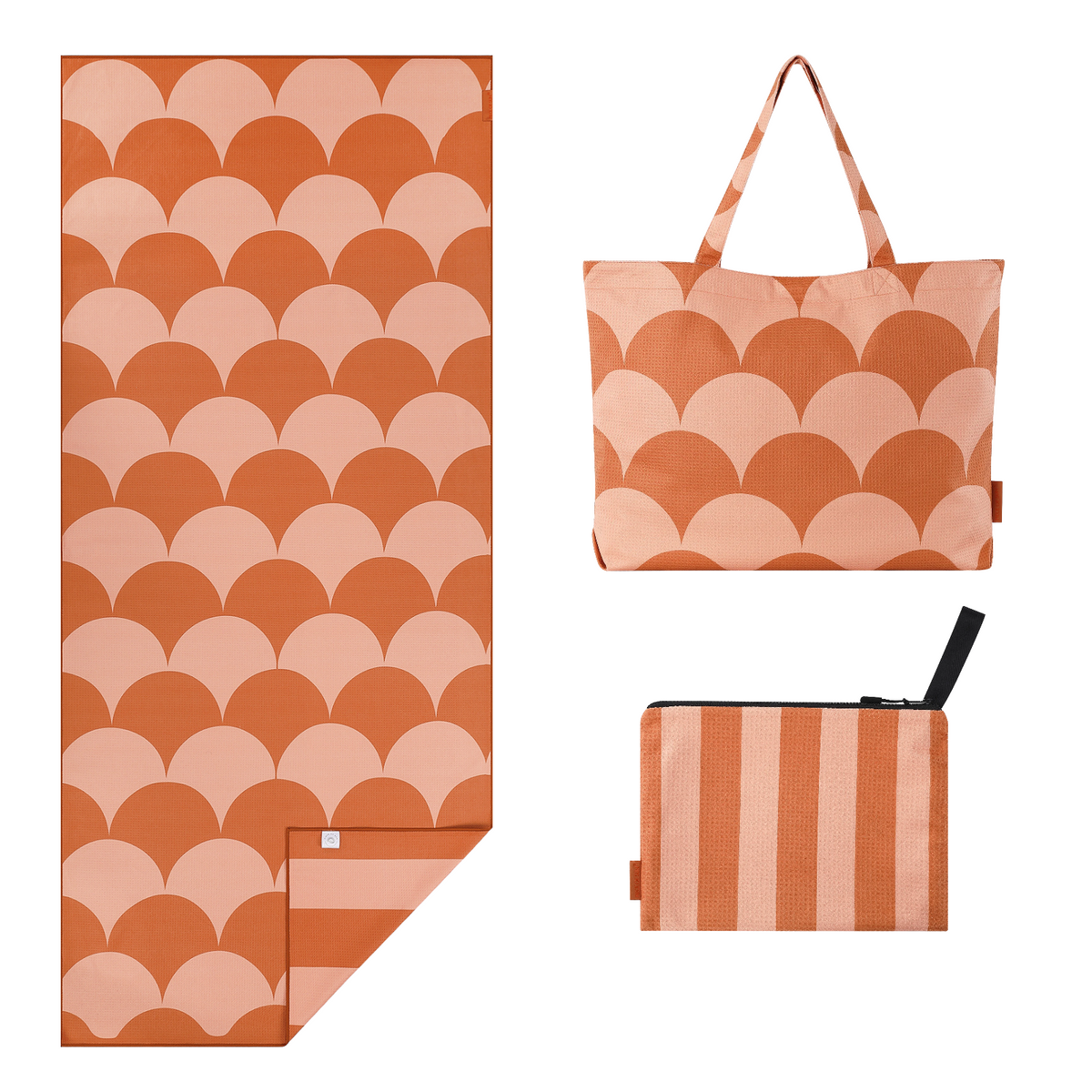 SANDGLOW SET | Towel & beach pocket & beach bag